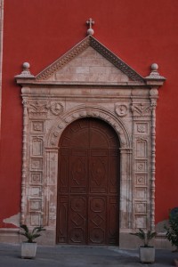 Ingresso della chiesa di Santa Maria Maddalena 